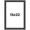 PosterPalooza | Refined Black Picture Frame - UV Acrylic, Foam Board Backing, Hanging Hardware - 2 of 4