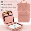 ZICOTO Beautiful 2-Inch 3-Ring Zipper Binder with Strap – Holds 500 Sheets, Laptop & Books – Premium Fabric, Extra Pockets, Great for School & Travel - 4 of 4