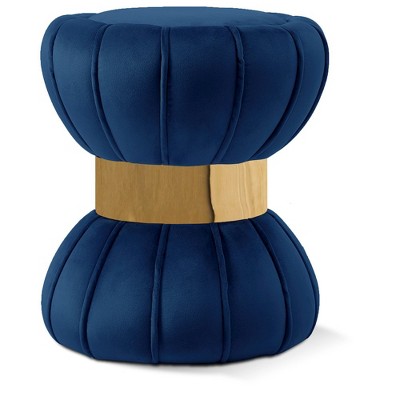 Meridian Furniture,Vino Velvet Ottoman/Stool