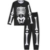 cheibear Halloween Long Sleeve Family Matching Sleepwear Party Cosplay Pajama Set Black Women's Medium - 2 of 4