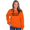 Don't Scare Me Funny Halloween Humor Sweatshirt for Men or Women Brisco Brands - 4 of 4