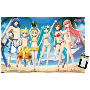 Trends International Hatsune Miku - Beach Party Unframed Wall Poster Prints - 1 of 4