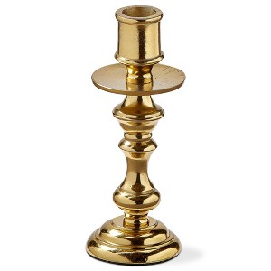 tagltd Gold Cast Aluminum Darion Taper Holder Candlestick Small, 2.5L x 2.5W x 6.0H inches - 1 of 2