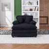 NicBex Couches for Living Room 56.3" Oversized Single Sofa Couch Deep Seat Accent Chair Upholstered Armchair with Removable Footrest - 3 of 4