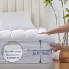 Itopfox Queen Mattress Pad with Cooling Cotton Top & Down Alternative Fill, Quilted Fitted Protector for Soft & Breathable Sleep, OEKO-TEX Certified - 3 of 4