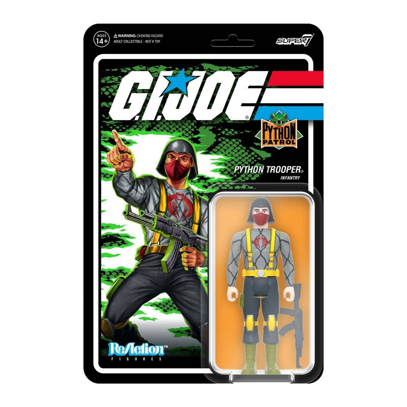 G.I. Joe Python Patrol Trooper ReAction Figure, 3 of 5