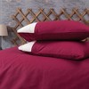 SUSSEXHOME Solid Collection Black Gray Gentleman Duvet Cover Set, Duvet Cover, 1 Duvet Cover, 1 Fitted Sheet and 2 Pillowcases - 3 of 4