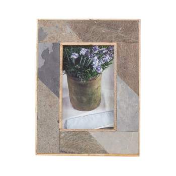 Saro Lifestyle Picture Frame With Distressed Slate Design