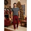 ADR Men's Soft Plush Fleece Pajama Pants, Warm Long Lounge Bottoms - 3 of 4