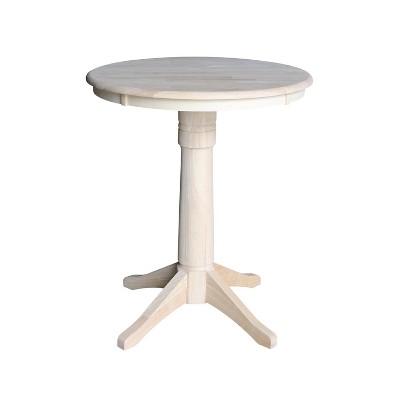 International Concepts 30" Round Top Pedestal Table - 34.9"H