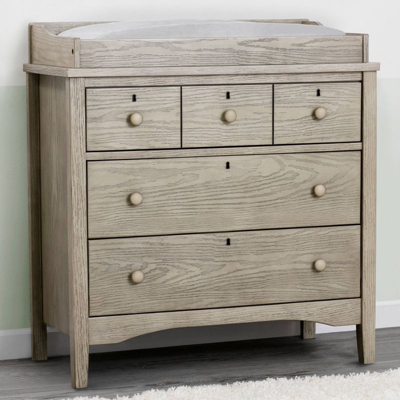 Delta Children Farmhouse 3 Drawer Dresser with Changing Top, 3 of 17