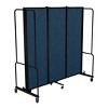 Hampden Furnishings Otis Collection Portable 3 Panel Room Divider - 4 of 4