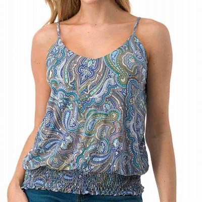 Women's Payton Paisley Tank Top - ariella