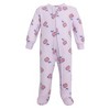 Hudson Baby Infant Girls Fleece Sleep and Play, Baby Bird - 4 of 4