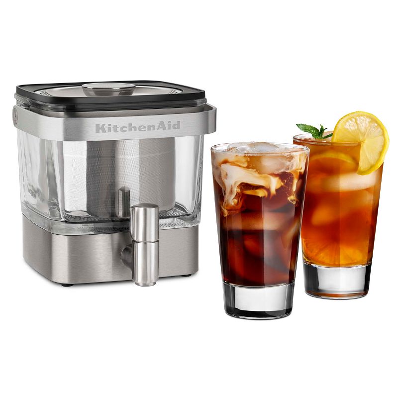 KitchenAid 28 oz Cold Brew Coffee Maker - Brushed Stainless Steel, 2 of 9