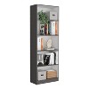NicBex Bookcases for Living Room Modern 4-Shelf Home Bookcase Display Unit Bookshelf for Home Office, and Bedroom Storage - 3 of 4