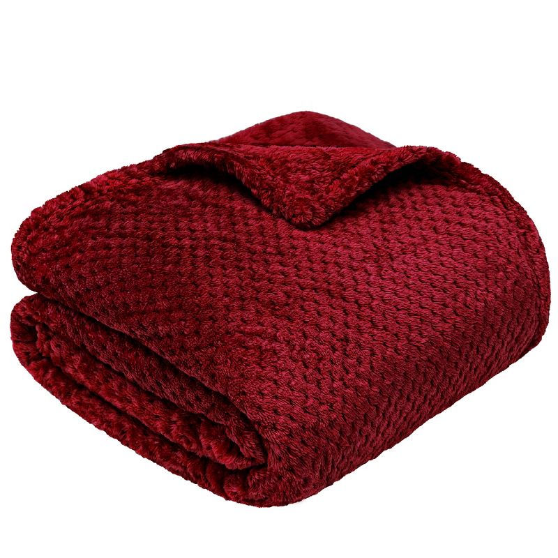 PAVILIA Soft Waffle Blanket Throw for Sofa Bed, Lightweight Plush Warm Blanket for Couch, 2 of 10