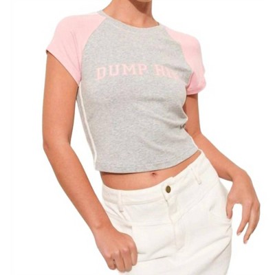 Women's Dump Him Baby Tee - Pretty Garbage