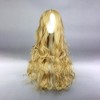 Unique Bargains Women's Curly Wigs Lady 31" Gold Tone with Wig Cap - 2 of 4