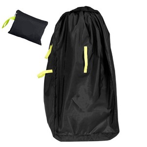 Anna-Kaci Lightweight Backpack Protective Cover with Elastic Secure Fit, High-Visibility Pull Tabs, and Foldable Storage Pouch 9.5x6.7x18.5in - Black - 1 of 4