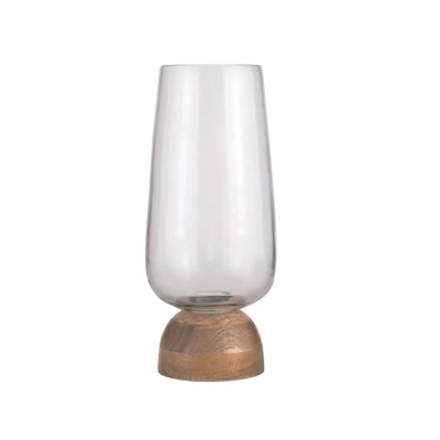 VIP Glass 17.25 in. Clear Convex Vase