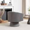 SEYNAR Mid Century Modern Velvet 360 Degree Swivel Accent Chair - 3 of 4