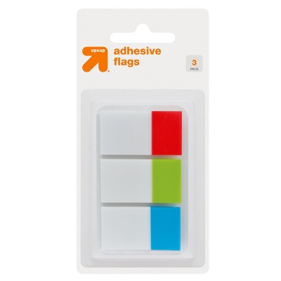 Adhesive Flags 3 Pads 90ct Tabbed Multicolor - up&up™