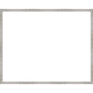 Amanti Art Shiplap White Narrow Framed Dry Erase Magnetic Board - 1 of 4