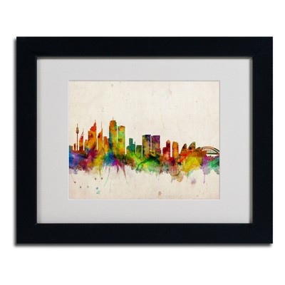 Trademark Fine Art -Michael Tompsett 'Sydney Skyline'