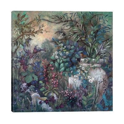 18" x 18" x 0.75" Secret Garden by Lisa Marie Kindley Unframed Wall Canvas - iCanvas