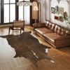 LOVEVOOK Faux Cowhide Rug 5x6.2 Feet, Cow Print Rugs for Bedroom Living Room Western Decor, Faux Fur Animal Cow Hide Carpet - 2 of 4