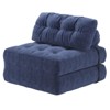 Folding Sofa Bed Convertible Sleeper Chair, Portable Floor Futon with Pillow and Back Support, Single Fold Out Couch in Corduroy - 2 of 4