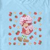 Men's Strawberry Shortcake Berry Flower Background T-Shirt - 2 of 4