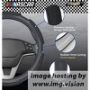 NASCAR Steering Wheel Cover, Big Comfy Cushion, Grip & Comfort, Universal Fit 14.5"-15.5" For Car, SUV, Truck, Quality Synthetic Leather & Mesh - 4 of 4