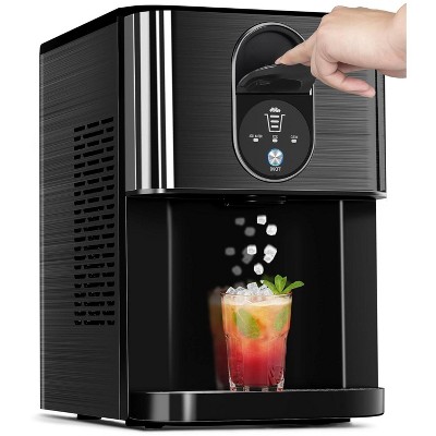 Kismile 33-lb Ice Storage 44-lb Ice Per day Countertop or portable Nugget Ice Maker