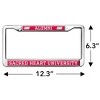 Sacred Heart University Alumni Logo Full Size Standard License Plate Metal Frame - image 4 of 4