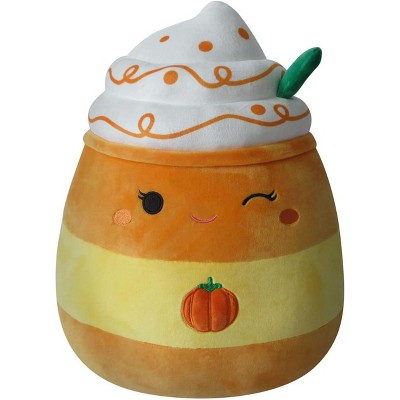 Squishmallows Original 14-Inch Delindy Orange Pumpkin Spice Latte - Large Ultrasoft Official Jazwares Plush