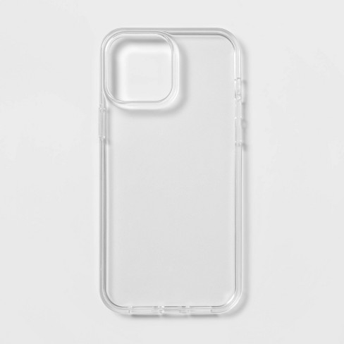 iPhone 13 Pro Max Transparent Silicone Matt Black Case
