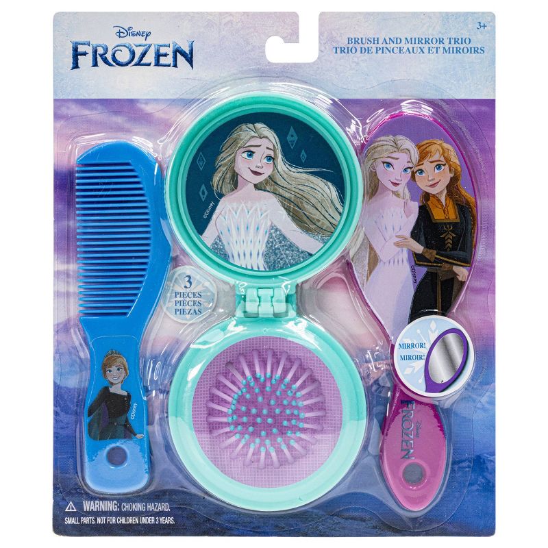 Disney Frozen Pop-Up Hair Brush &#38; Mirror Set, 1 of 7
