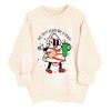 Plus Size Christmas Sweatshirts Tops with Crew Neck Long Sleeve Funny Sayings Pullover Sweat Shirts Christmas Slogan Plus Size Sweatshirts - 2 of 4