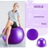 Toyzone World Purple Heavy Duty Fitness Yoga Balls - 2 of 3