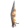 Kurt Adler Kurt S. Adler 10-Light 7-Point Blue Capiz Star Treetop, White - 2 of 3