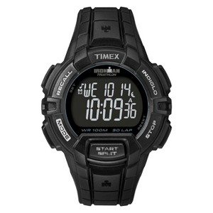 Men's Timex Ironman Rugged 30 Lap Digital Watch - Black T5K793JT - 1 of 3