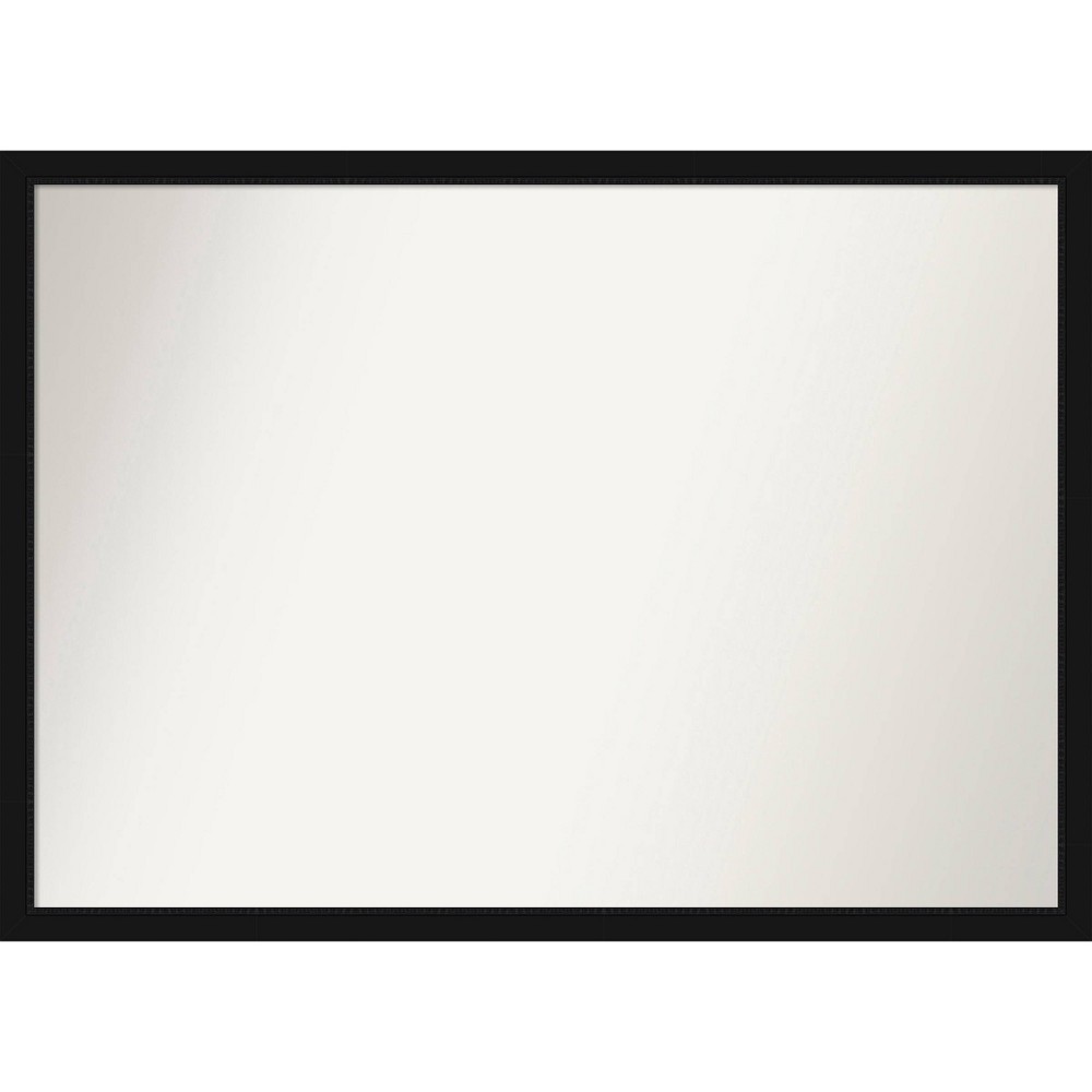 Photos - Wall Mirror 40" x 29" Non-Beveled Avon Black Narrow  - Amanti Art: Modern P