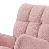 RUVALINO Baby Bouncers and Rockers, Leisure Sofa Chair, Baby Rocker Chair, Kids Arm Chair for Nursery or Playroom, Pink,34.25”*25.98”*37.79" - 3 of 4
