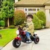 Topteng 3 Wheel Kids Ride On Motorcycle 6V Powered Electric Dual Drive Toy Car - 3 of 4