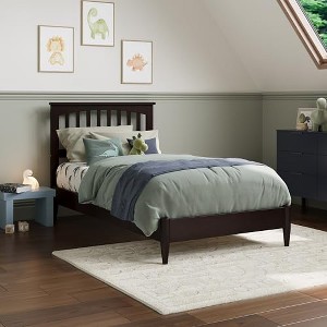 AFI Furnishings Becket Twin Solid Wood Low Profile Platform Bed, Espresso - 1 of 4