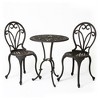 Maggift Patio Seating Sets Outdoor, Featuring Unique Design, Ideal for Chats, Perfect for Gardens, Living Spaces, Black, 16.25"*19.25"*36.5" - 2 of 4