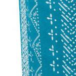 turq blue batik stripe
