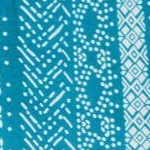 turq blue batik stripe